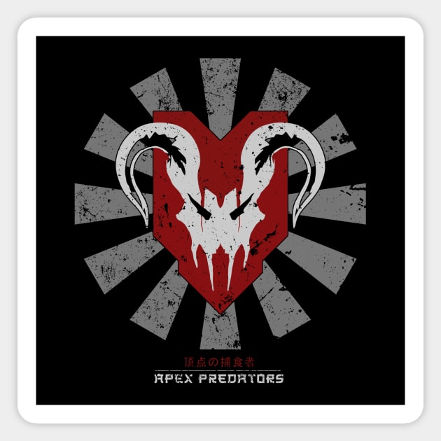 Apex Predators Retro Japanese Titanfall Sticker by Nova5